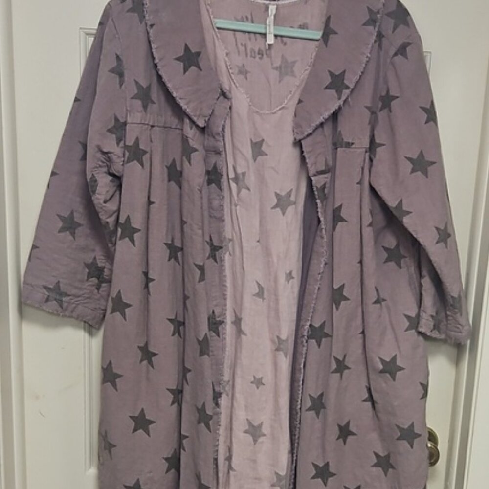 Magnolia Pearl European Woven Cotton Clancy Lu Jacket EUC - Picture 3 of 6